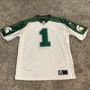 Mens TEAM STARTER  Michigan State Spartans Football Jersey